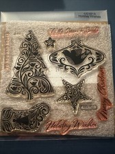 Close To My Heart CC1015 Holiday Wishes Stamp Set