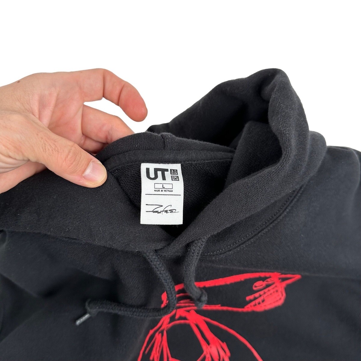 Futura Laboratories Uniqlo Pointman Graffiti Sketch Hoodie