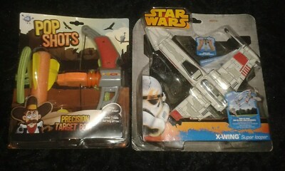 STAR WARS X-WING SUPER LOOPER UND POP SHOTS ZIELBOGEN ALTER 7+ BRANDNEU IN VERPACKUNG