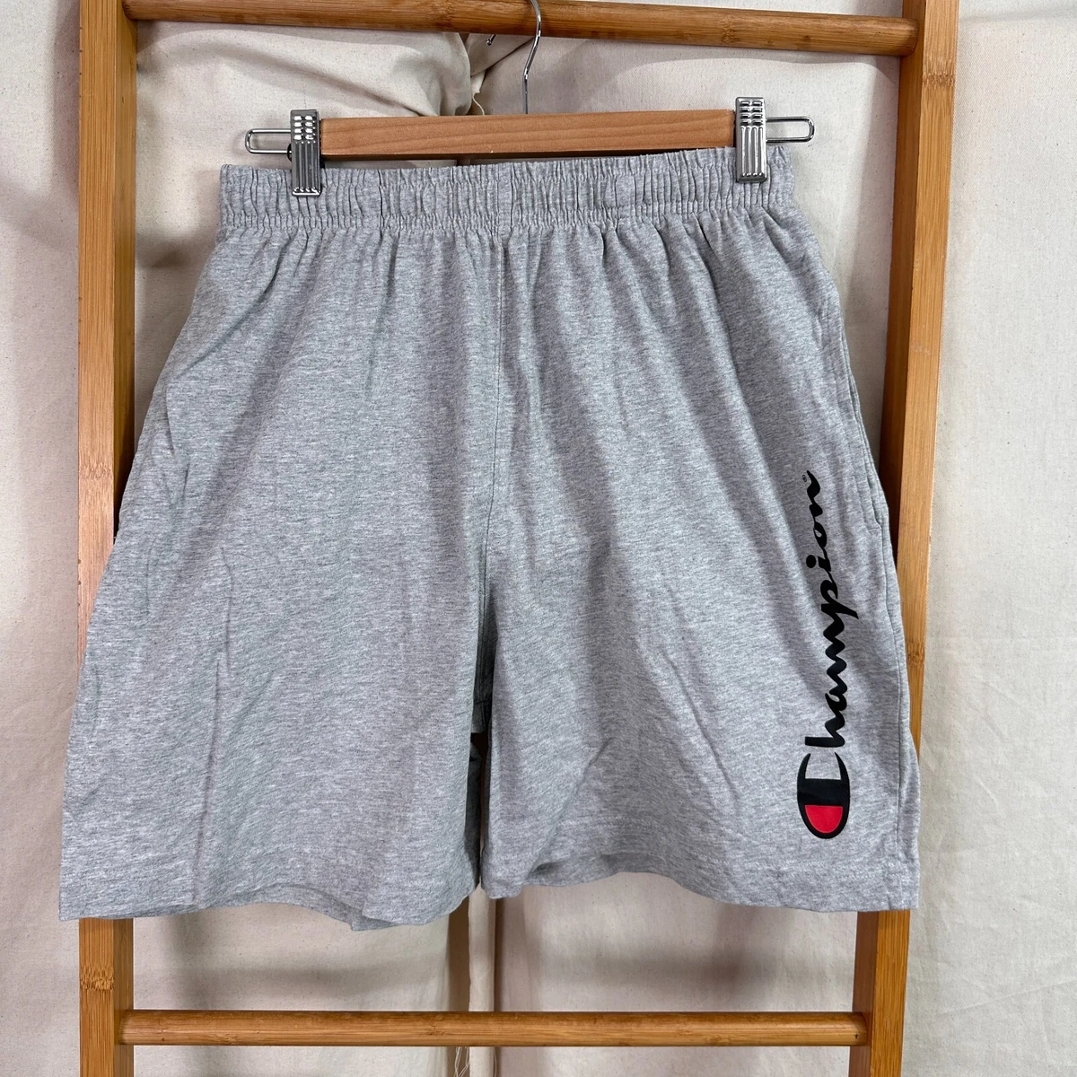 Champion Sweat Shorts Mens Small Grey Sportswear Training Running  Athleticwear