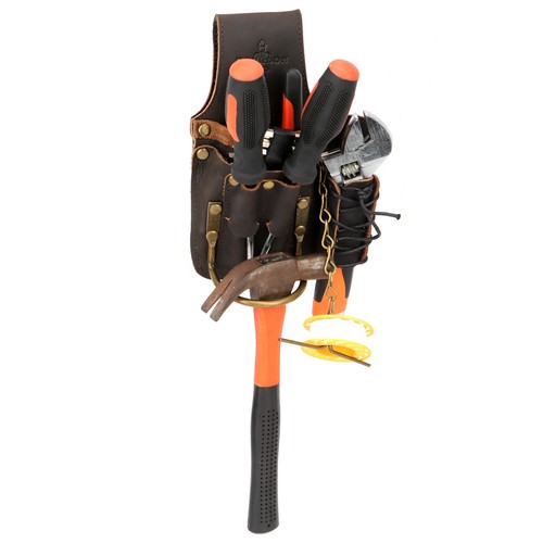 TOURBON Werkstatt Werkzeug Organizer Hüfttasche mehrere Taschen passen 2,9" breiten Gürtel - Bild 7 von 18
