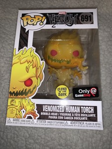 Venomized Human Torch 691 GITD Gamestop Exclusive Fantastic Four Venom Funko Pop | eBay