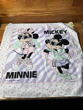 VTG NOS 1989 Disney’s Mickey Minnie Mouse Handkerchief Bandana Woronowicz USA Md