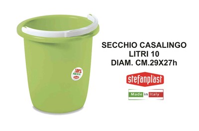 SECCHIO CASALINGO LT.10 LINEA PRIMAVERA VERDE