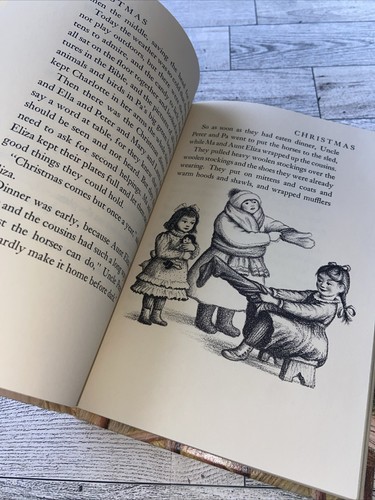 LITTLE HOUSE IN THE BIG WOODS Laura Ingalls Wilder Garth Williams 1953 Hardback - Picture 5 of 6