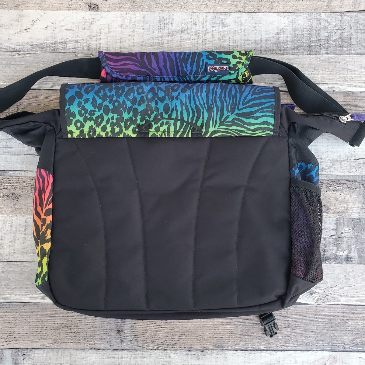 JANSPORT Multicolor Animal Crossbody Messenger Laptop Bag