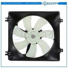 A/C Condenser Cooling Fan Assembly For 2008 2009 2010 2011 2012 Honda Accord