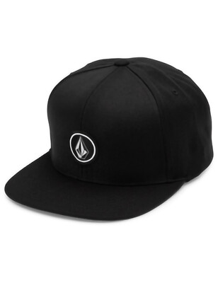 Volcom Quarter Twill Flat Peak Cap in Schwarz für Herren