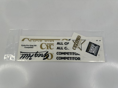 Vintage 1984 Cycle Pro Greg Hill Street Legal BMX Racing Frame Fork Set 20” Blue - Picture 17 of 17