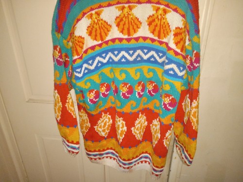 Vintage 1980er Jahre Damen Strick Cardigan Pullover (Beispiel: Nicht zu verkaufen Etikett)... - Bild 10 von 16