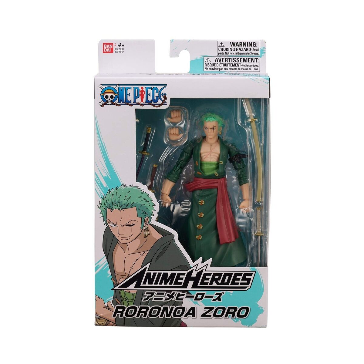  ANIME HEROES Bandai America One Piece, Roronoa Zoro :  Everything Else