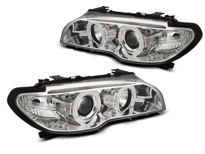 Faruri for BMW E46 03-06 COUPE Convertible Angel Eyes CCFL XENON Chrome TUNING D