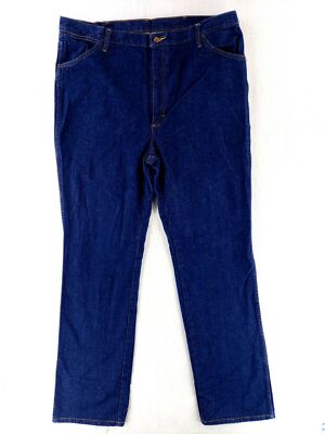 Red Kap 42x36 Blue Jeans Straight Leg Classic Denim Dark Wash Work Casual