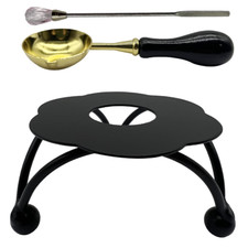 Wax Seal Kit Wax Seal Melting Furnace with Spoon  Aroma Tea Candles for Wedding