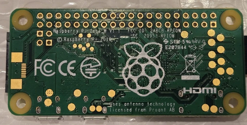 Raspberry Pi Zero W v1.1 Development Board Wireless Wifi With 16GB MicroSD Card - Image 2 of 3