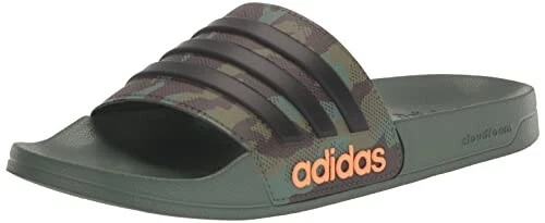 Adidas Unisex Adulto Adilette Sandalo Doccia Scivoli Nero Nero Arancione M14 W15