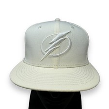 Tampa Bay Lightning New Era Fitted Hat 7 3/8 NHL Autographed Ruslan Fedotenko 17
