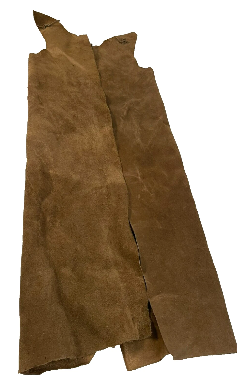 Very Rear Hande Made Leather Raincoat Jacket Brown
