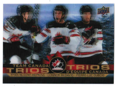 21/22 2021 UPPER DECK TIM HORTONS TEAM CANADA HOCKEY TRIOS CARDS T-X U-Pick List