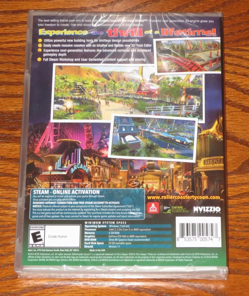 RollerCoaster Tycoon World, Atari, PC, 853575005747 