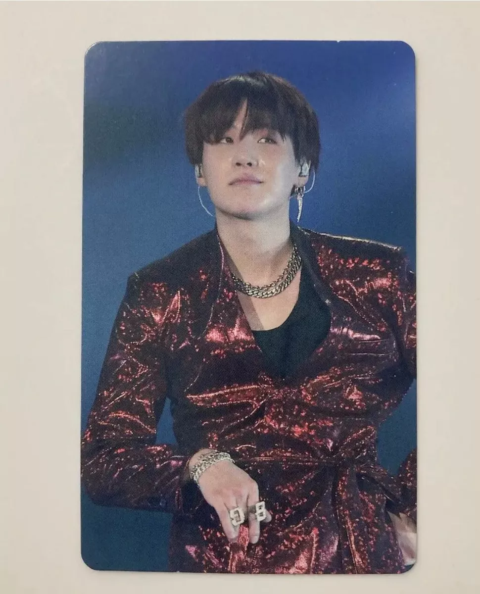 BTS SUGA Yoongi Love Yourself World Tour SEOUL DVD Official Photo Card PC  LYS
