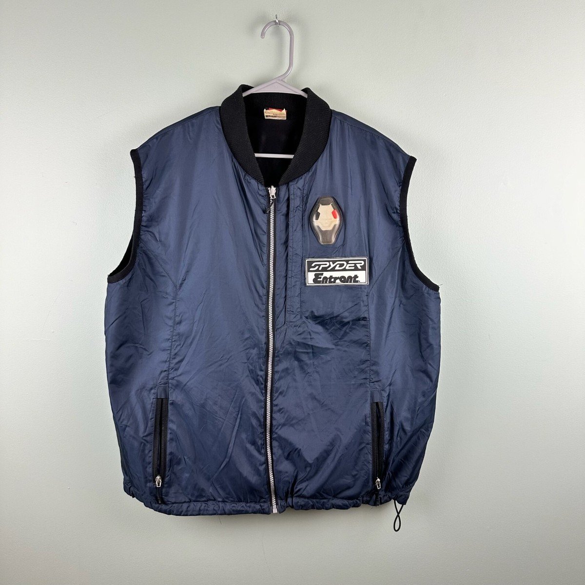 Vintage Spyder Air Vantage Insulated Blue Puffy Quilted Vest Men's