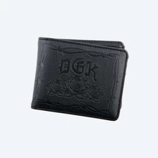 DGK Skateboards Zenith Black Vegan Leather Wallet