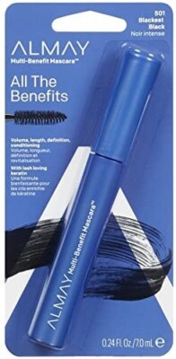 Almay Multi-Benefit Mascara. BLACKEST BLACK #501 - With Lash Loving Keratin