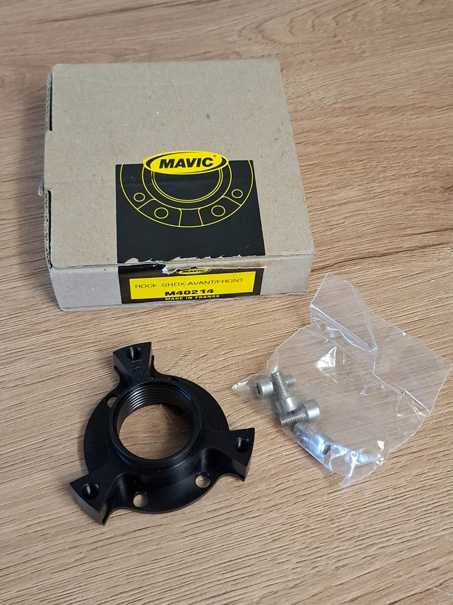 Adaptador de buje delantero Mavic NUEVO EN CAJA NOS M40214 para horquilla Roc...