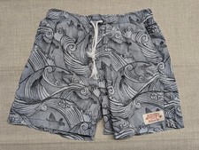 vintage USA made 1980s swim shorts SURF bambooboxer 30 cotton HAWAII jams world