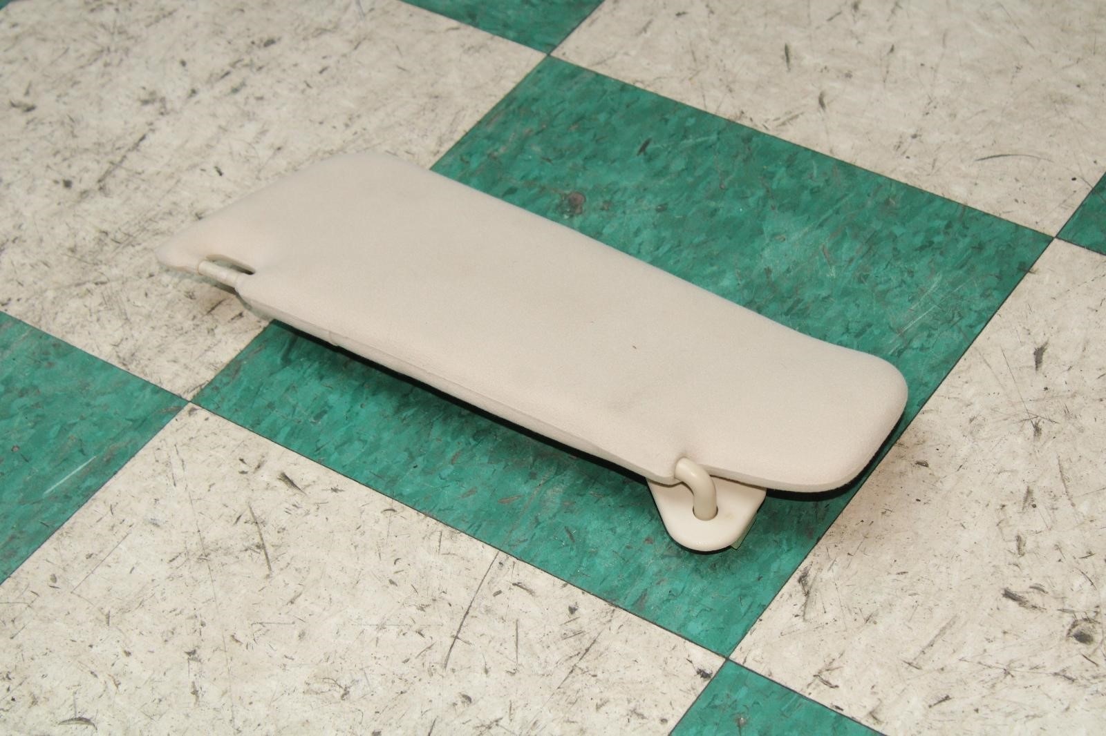 14-17 Ghibli Cream Suede Passenger Right Interior Sunvisor Factory OEM OE WTY