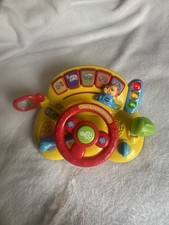 VTech Turn and Learn Driver Toy Sounds And Lights 2017 Tested and Works