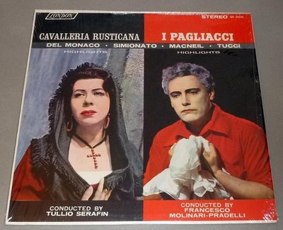 Cavalleria Rusticana / Pagliacci LP - London OS-25334 (1961)
