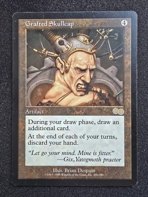 Grafted Skullcap - Urza's Saga *DMG* Binder Ring Damage MTG