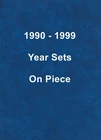 GB 1990 - 1999 Commemorative Year Sets FU *ON PIECE* ex FDC ~ Select From List