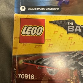 Lego Batman the Movie Instruction Manuals ONLY- 70916 Batwing 70908 Scuttler