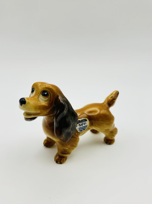 Walt Disney Classic Collection 犬 置物 アニマル Vintage 1955 Walt Disney Susi Lady & Tramp Spaniel Dog Figurine