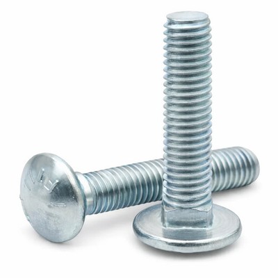 BULK BOX! 1/2''-13x1'' Carriage Bolts A307 Grade A Zinc CR+3 500pcs