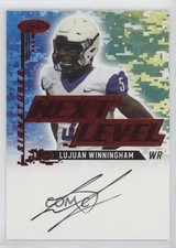 2022 SAGE Low Series Next Level Signatures Red Lujuan Winningham Auto 2b2