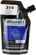 120ML Abstract Innovative Acrylic Artist Paint Pouch 314 Ultramarine Blue
