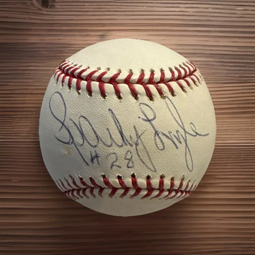 Sparky Lyle autographed baseball, authenticated by Steiner Sports