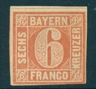 Bavaria Mi. No. 4 I unused with photo certificate sem BPP - very rare brand!