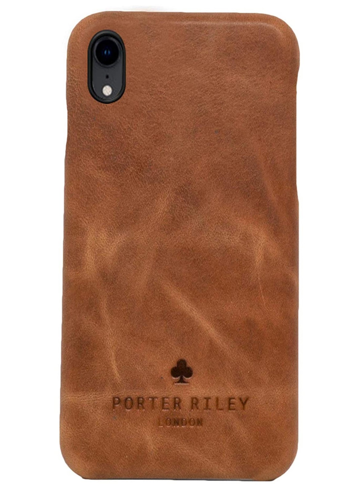 Porter Riley - Custodia in Pelle per iPhone XR. Fondello Sottile in Vera (E5j)