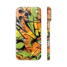 Phone Skin/Phone Wrap For iPhone, Samsung, Android 3D Embossed Graffiti Art