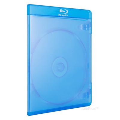 AcePlus Slim Single Blu-ray Cases in 6mm Ultra Thin Thickness for Clear
