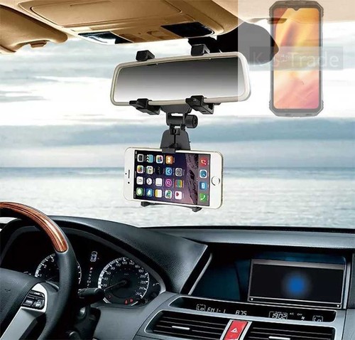 Pour Doogee V Max titulaire support rétroviseur voiture car mount Holder Smartp - Photo 1/5