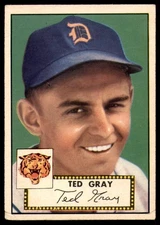 1952 Topps #86 Ted Gray Very Good Tigers               ID:183961