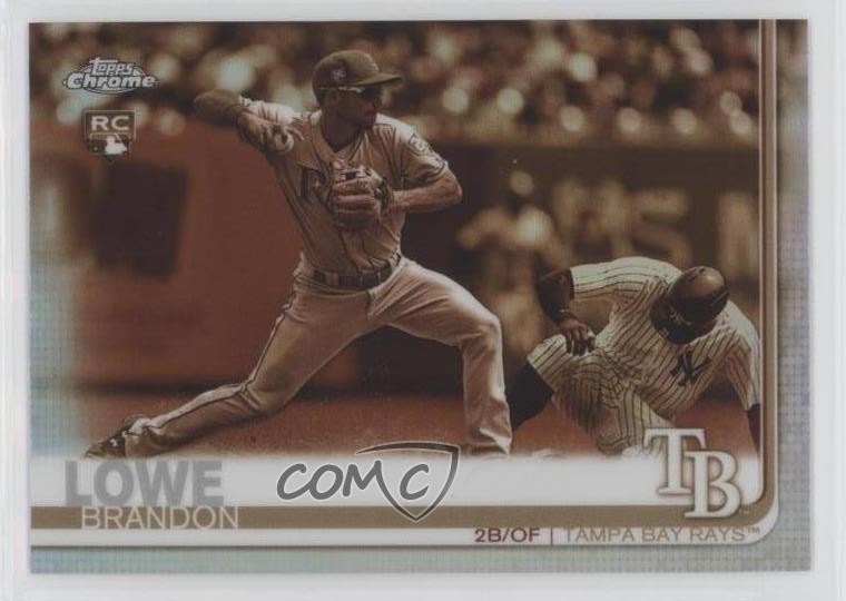2019 Topps Chrome Sepia Refractor Brandon Lowe #151 Rookie RC 4wd