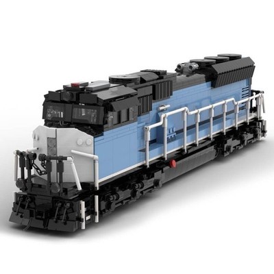 SD70MACH Metra Commuter Train Dynamic Version 2148PCS MOC Model