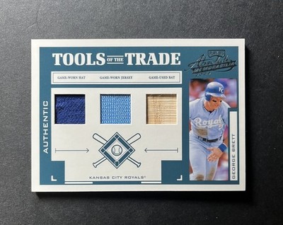GEORGE BRETT 2004 Playoff Absolute Tools Of The Trade #TT-54 Game Used SP 27/50